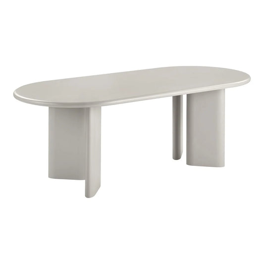 Nagano eettafel - Sand, MDF, 220x100x75 cm