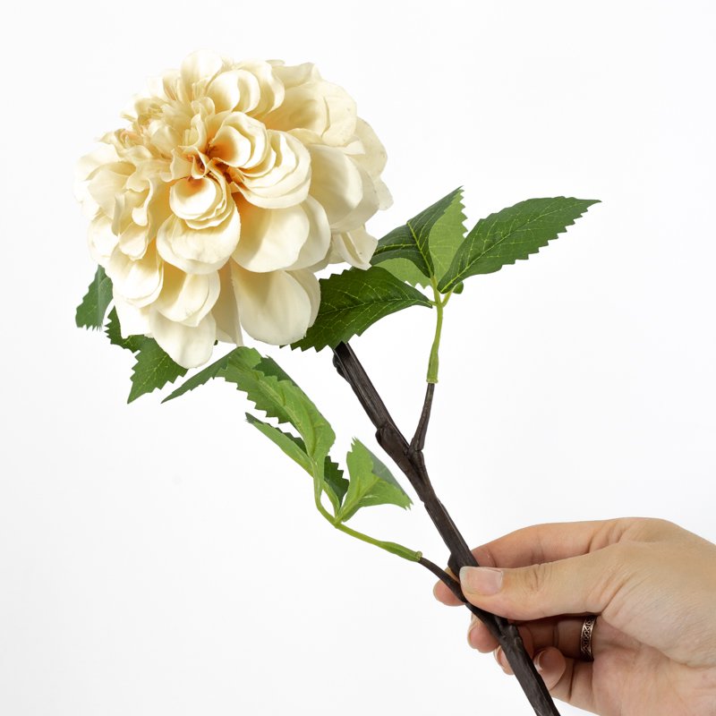 Kunstbloem dahlia creme